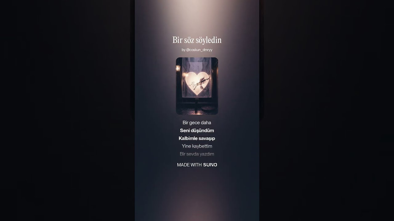 Bir kalp taşıyorum