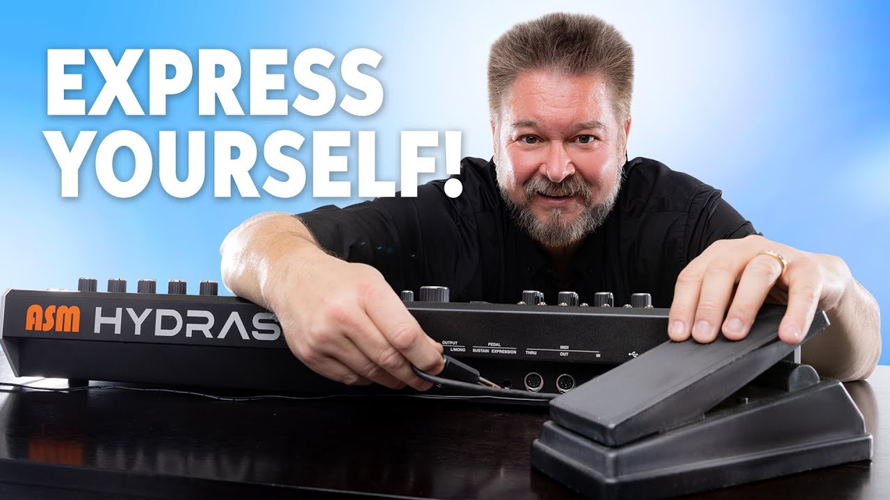 How to Connect an Expression Pedal to a Synth Preset — Daniel Fisher