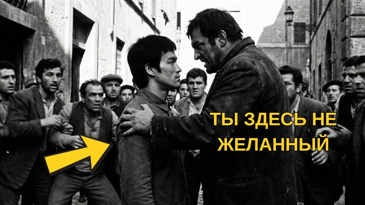 Брюс Ли был в Риме, когда его окружил гигант — 4 секунды спустя бой был окончен