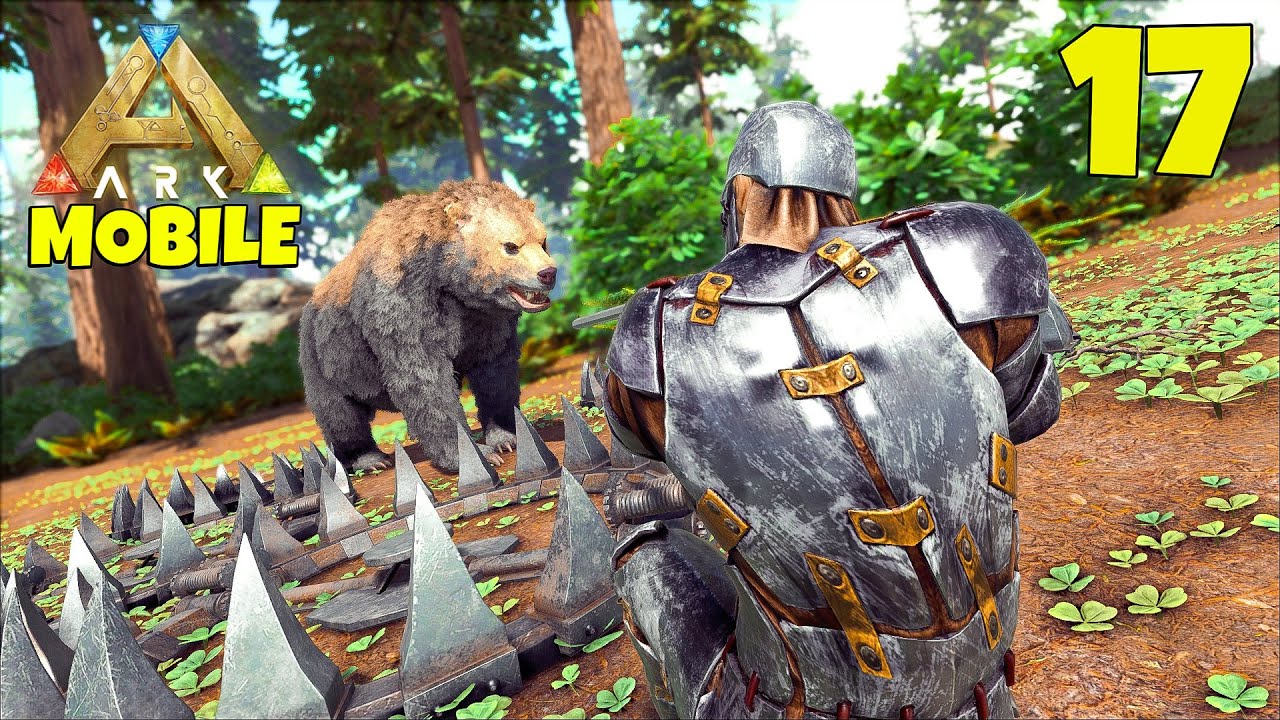 i Used Bear Traps to Trap a High Level Direbear! - Ragnarok Episode 17 | Ark Mobile Advance