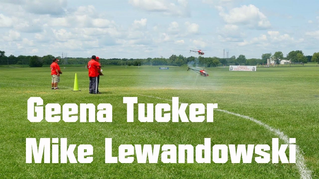 Geena Tucker and Mike Lewandowski, IRCHA 2017, Gaui NX7 Demo