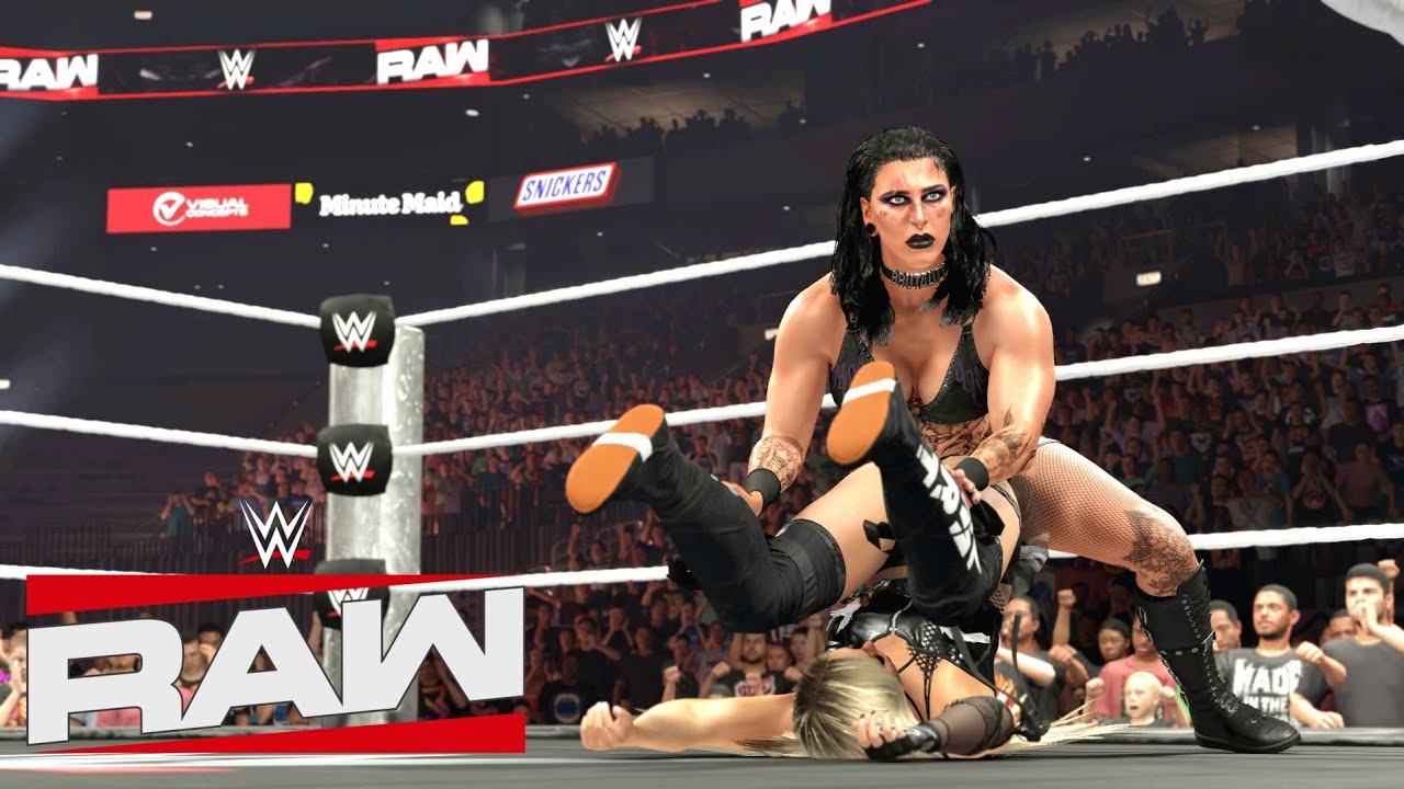 WWE 2K25 RAW - RHEA RIPLEY VS LIV MORGAN - ONE ON ONE MATCH