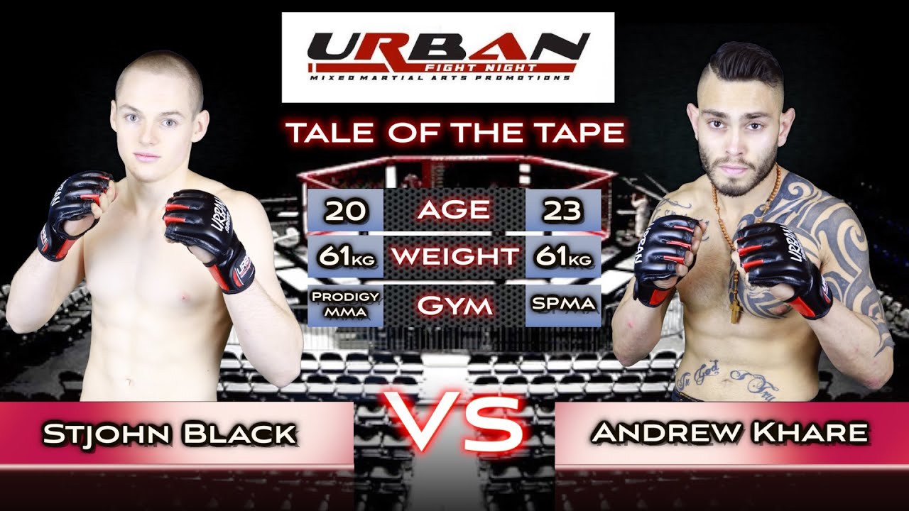 Urban Fight Night #3: Fight #1 StJohn Black Vs Andrew Khare