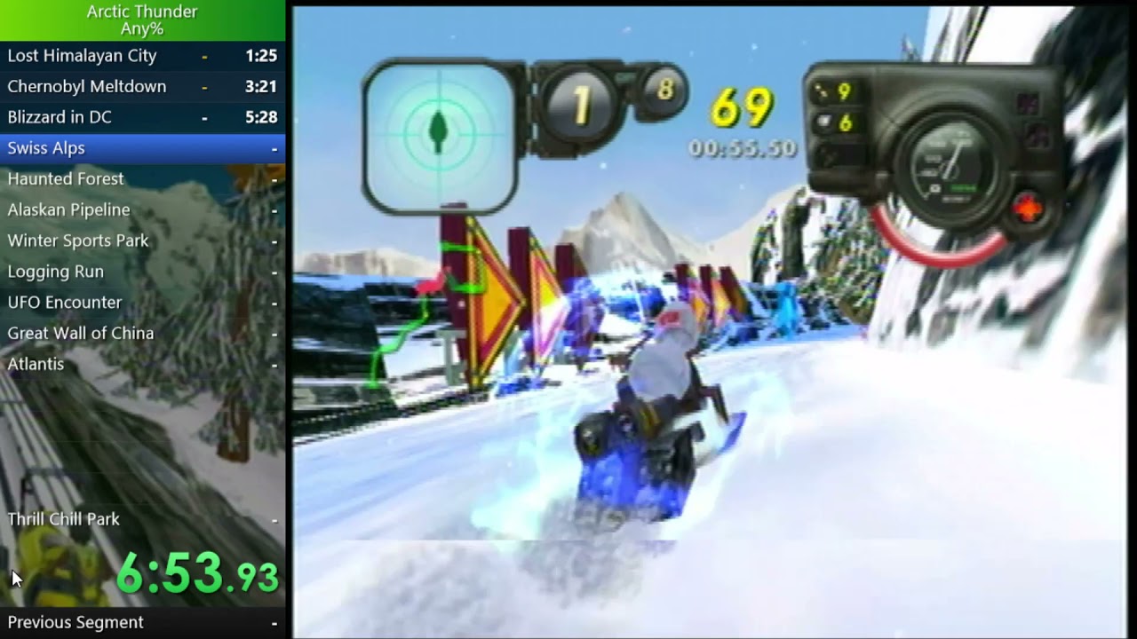 Arctic Thunder Any% in 24:18