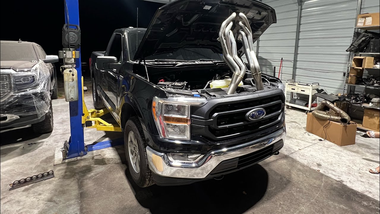 2022 f150 gets 2M long tube headers
