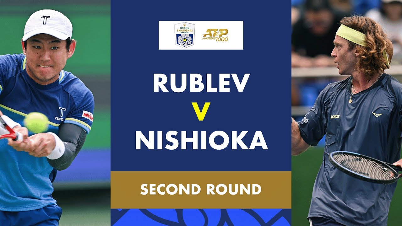 Andrey Rublev vs Yoshihito Nishioka Highlights | Rolex Shanghai Masters 2025