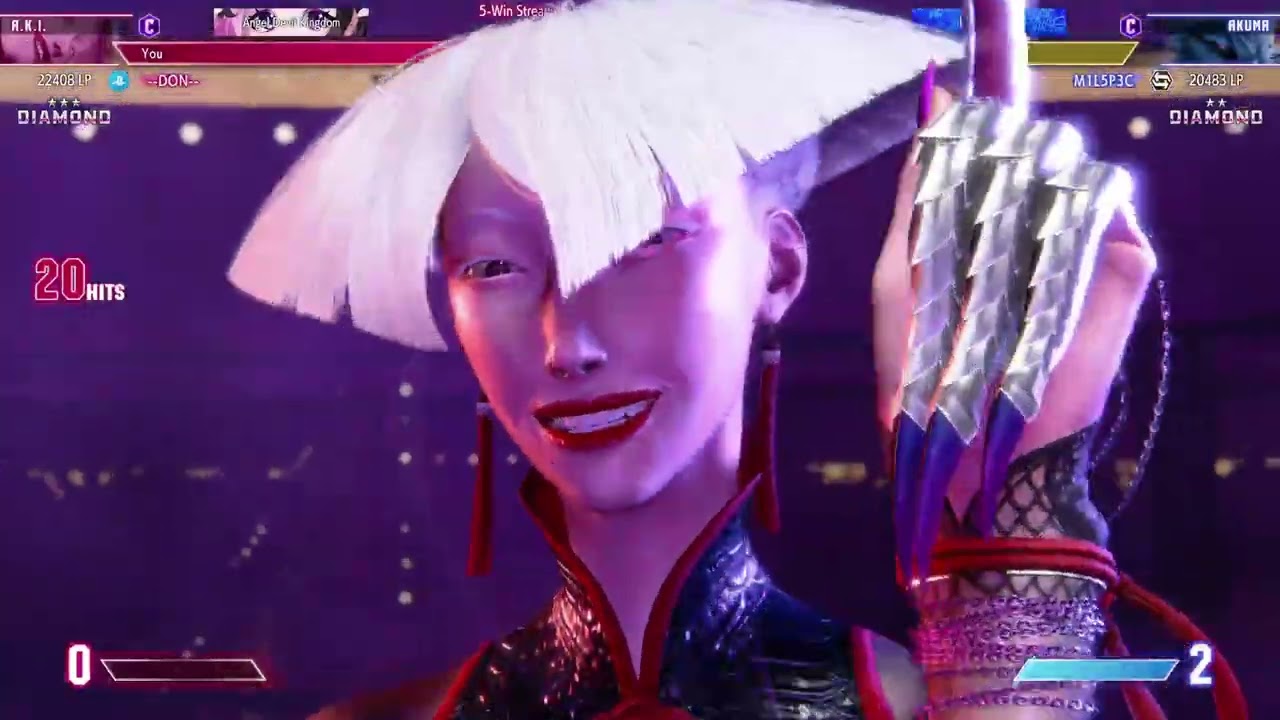 (PS5 stream) No mic, SF6! A.K.I Ranked 9 - Diamond