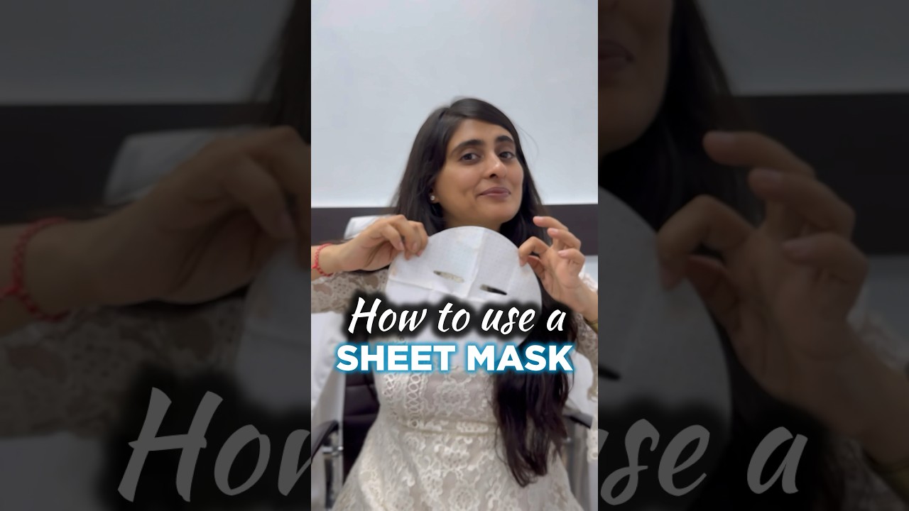 How to use sheet mask | Sheet mask at home | Sheet mask dermatologist