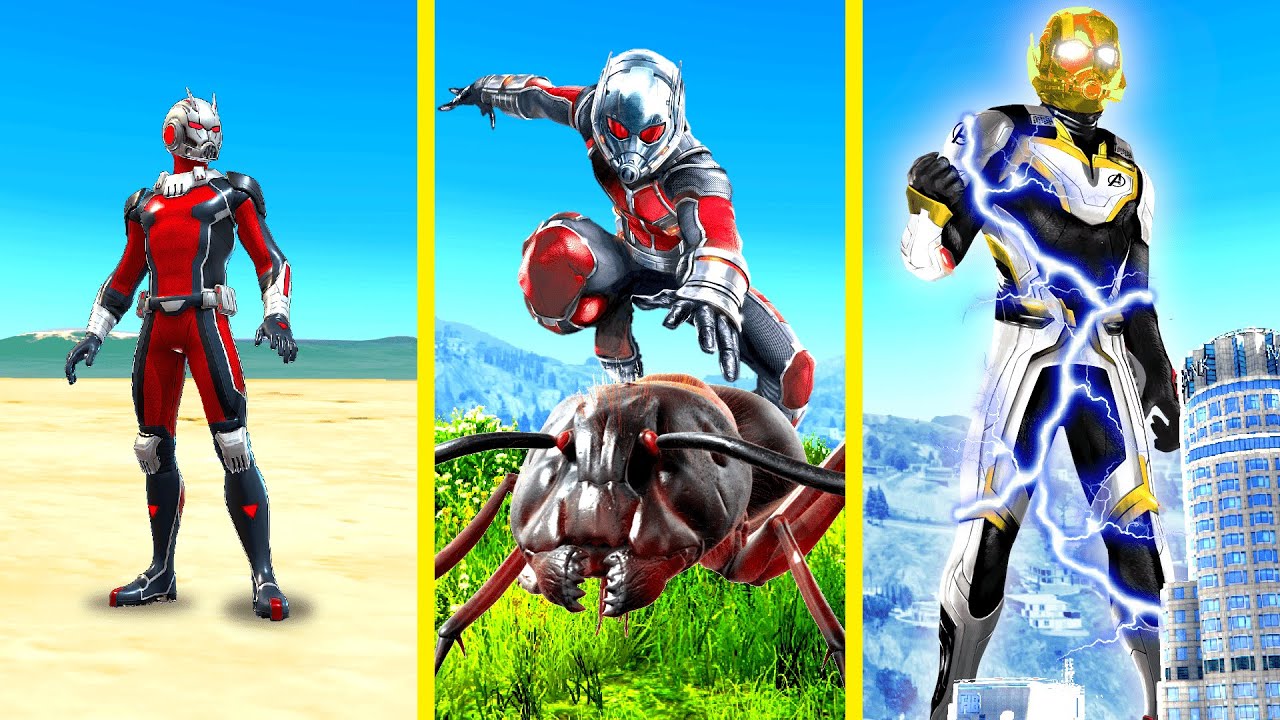 ПРЕВРАЩАЕМ ЧЕЛОВЕКА-МУРАВАЯ В БОГА в модах GTA 5... (Секретные способности!)