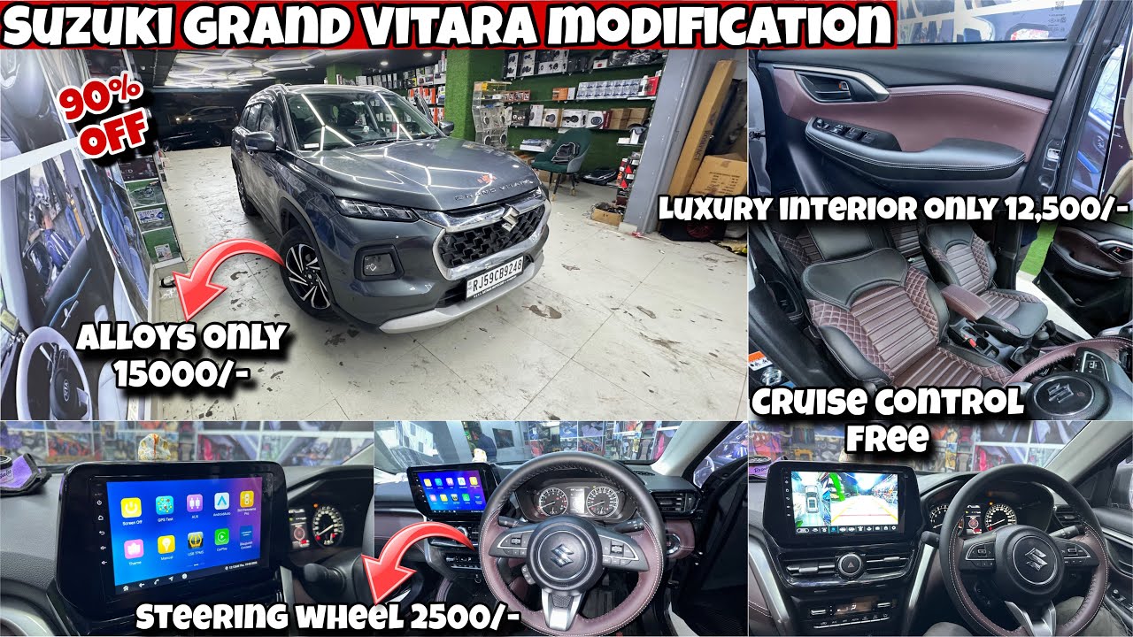 	“Top Model Feel Under ₹20,000 😱 Grand Vitara 2026 Sigma Modification Starts Now!”
