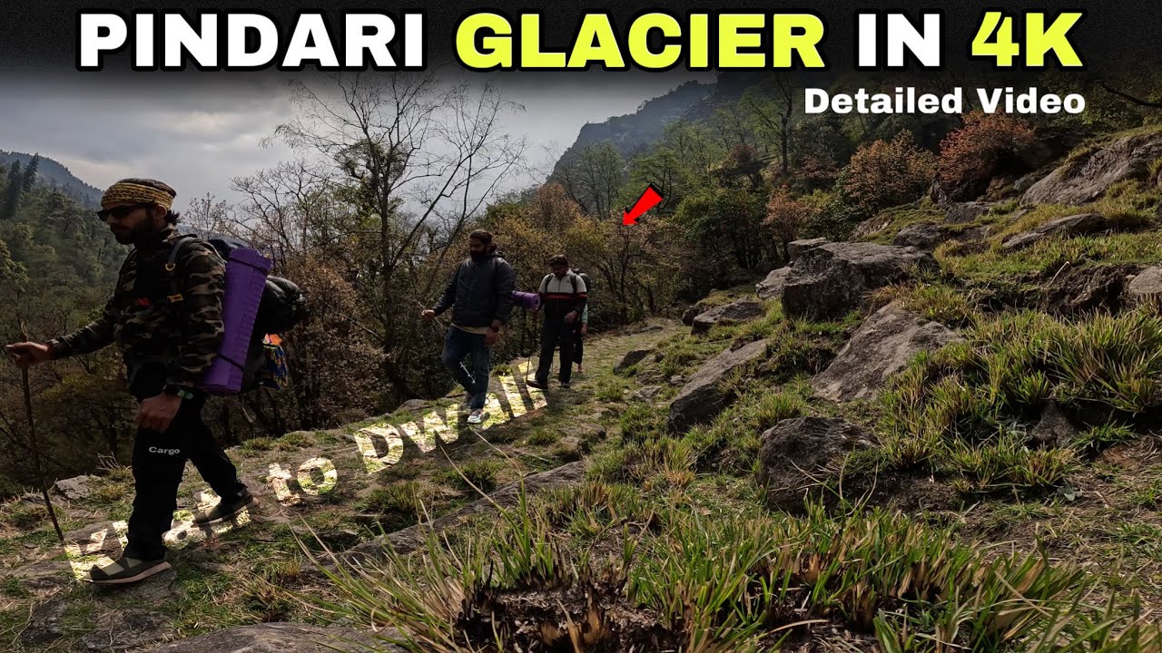 Pindari Glacier Trek 2024 | Trek is OPEN | Enjoy nature's beauty in 4K :)  Khati to Dwali – 16 km