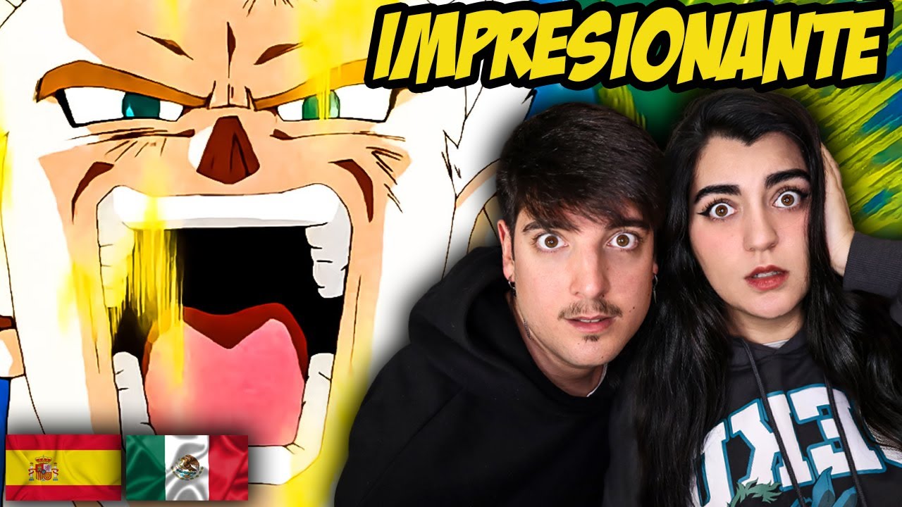 ESPAÑOLES REACCIONAN A DRAGON BALL LATINO VS ESPAÑOL |😨BABY POSEE A GOHAN😨🐲DRAGON BALL GT🐲