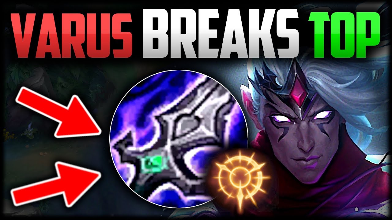 VARUS BREAKS TOP LANE (Best Build/Runes) How to Play Varus & Carry for Beginners & GoofBalls