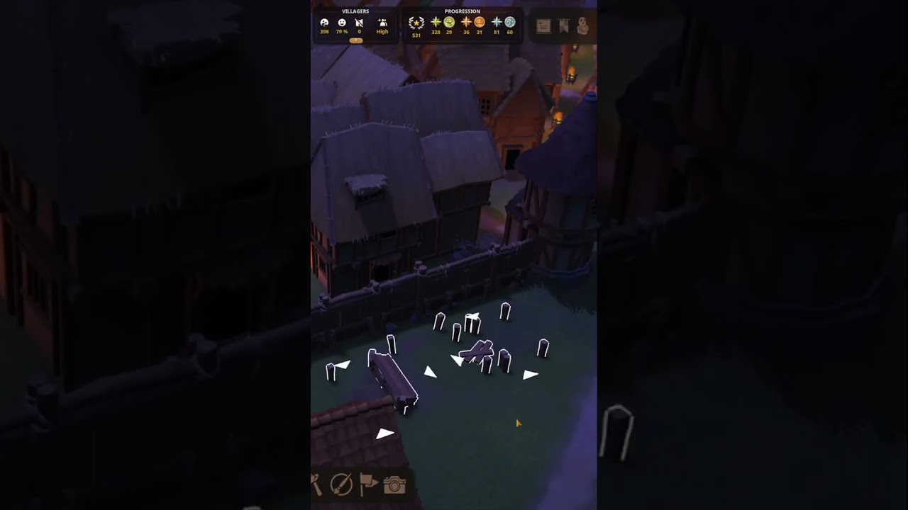 Building a Medieval Village: Market Construction & Resource Management!