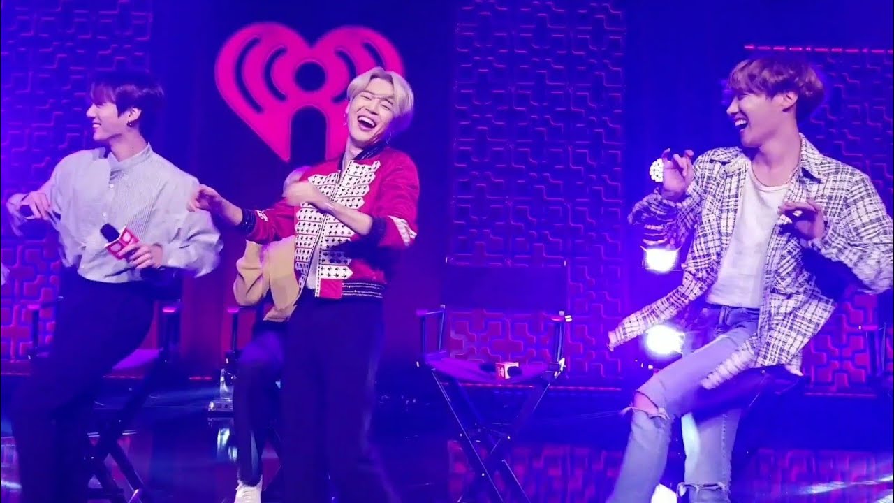 200127 Chicken Noodle Soup BTS iHeartRadio Live 2020 LA Interview Part 5 Fancam KIISFM Live 방탄소년단