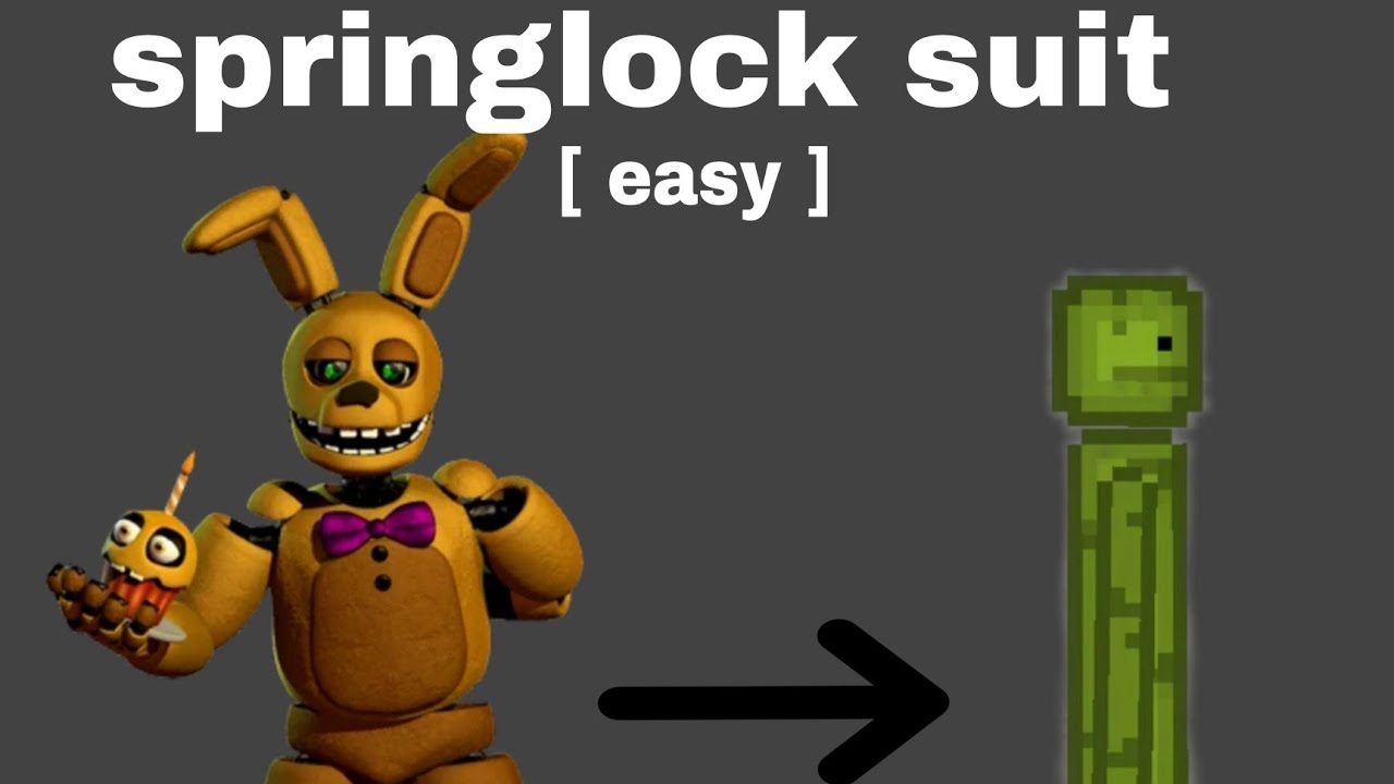 How to make a springlock suit in melon playground 
