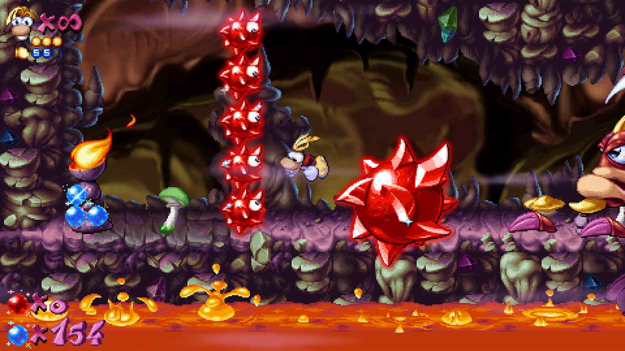 Rayman ReDesigner level - Shady Chasm