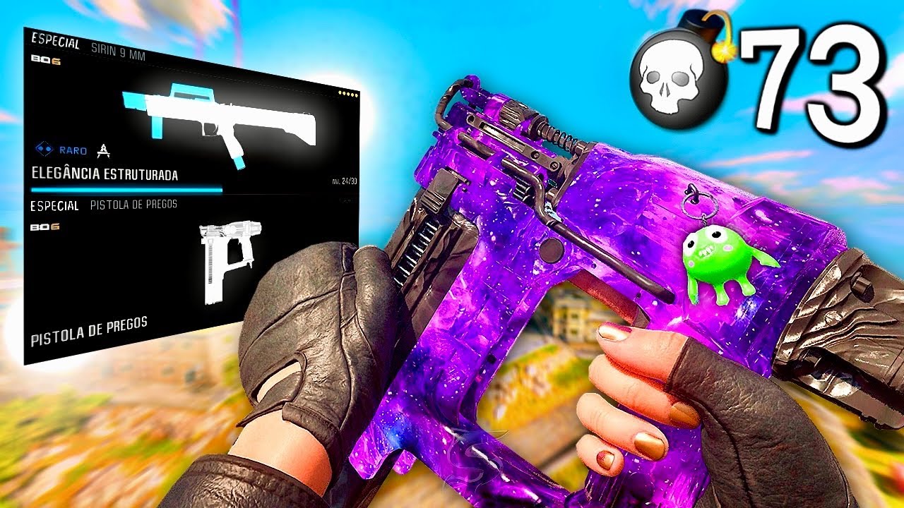WARZONE: MAS S&Oacute; VALE ARMAS ESPECIAS DESAFIO SIRIN 9MM E PISTOLA DE PREGOS🔥(Solo vs Squad)