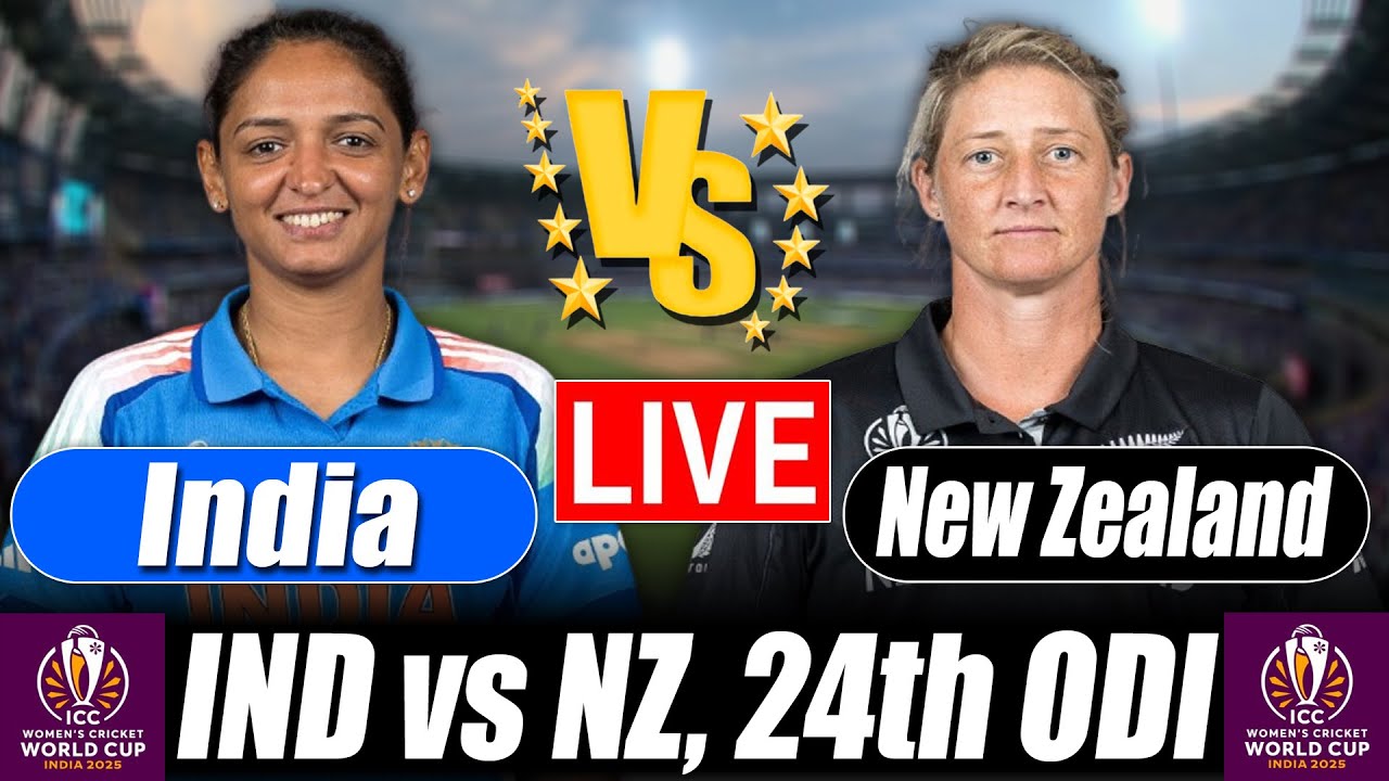 Women World Cup 2025 | India W vs New Zealand W 24th ODI Score Commentary & Cricket Analysis