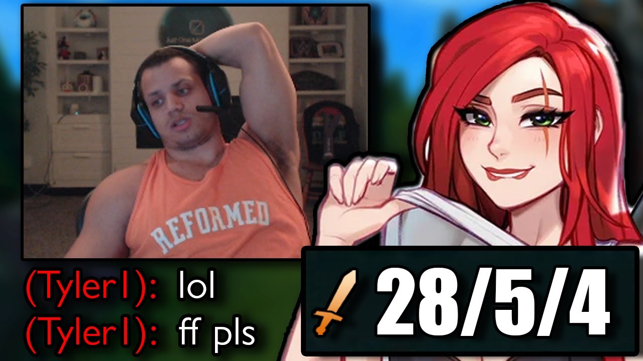 Tilting TYLER1 with my katarina