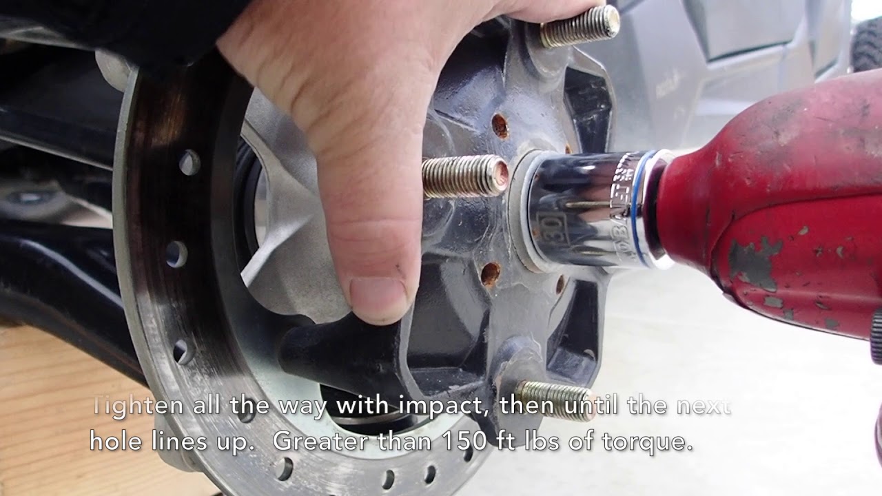 CA Technologies USA Can Am X3 Wheel Bearing Grease Tool Instruction Video