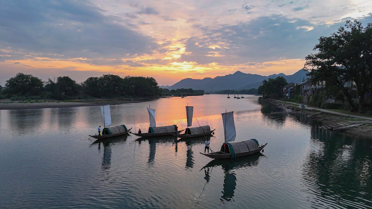 江南如畫  麗水行：甌江．梯田．仙都．古民居｜Zhejiang,  China｜Drone Aerial & Timelapse