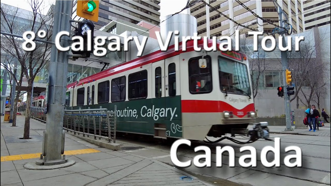 2023 8° Calgary Virtual Tour to Downtown and Chinook Mall 🇨🇦
