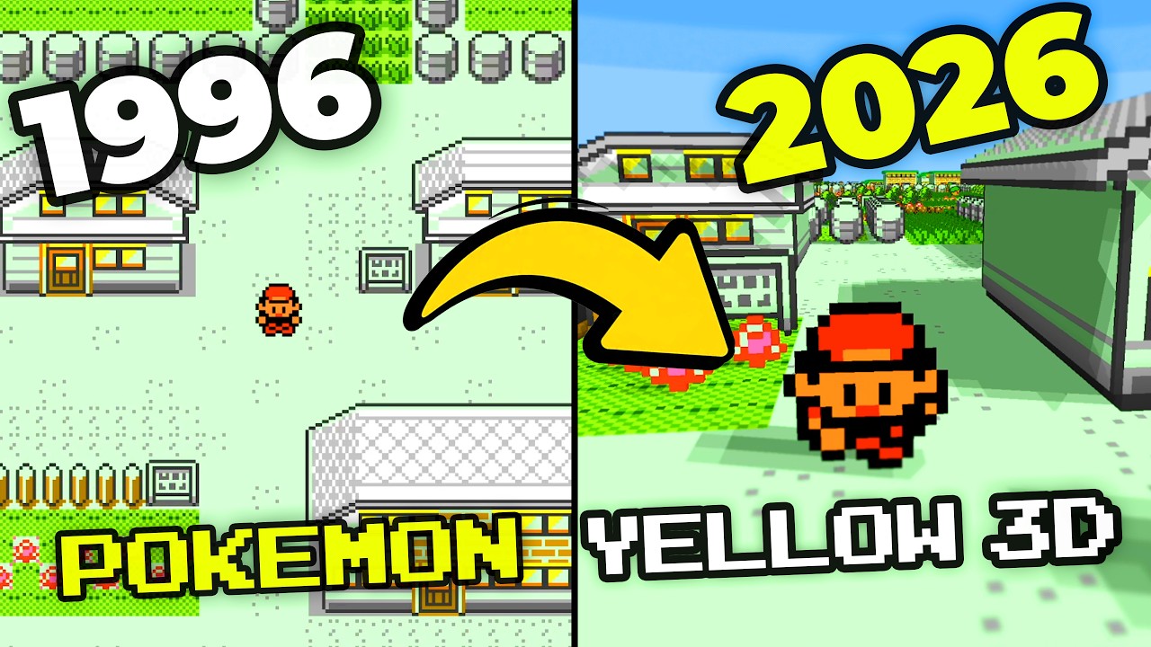 I Played Pok&eacute;mon Yellow in 3D - Gen 1 Recomp Showcase