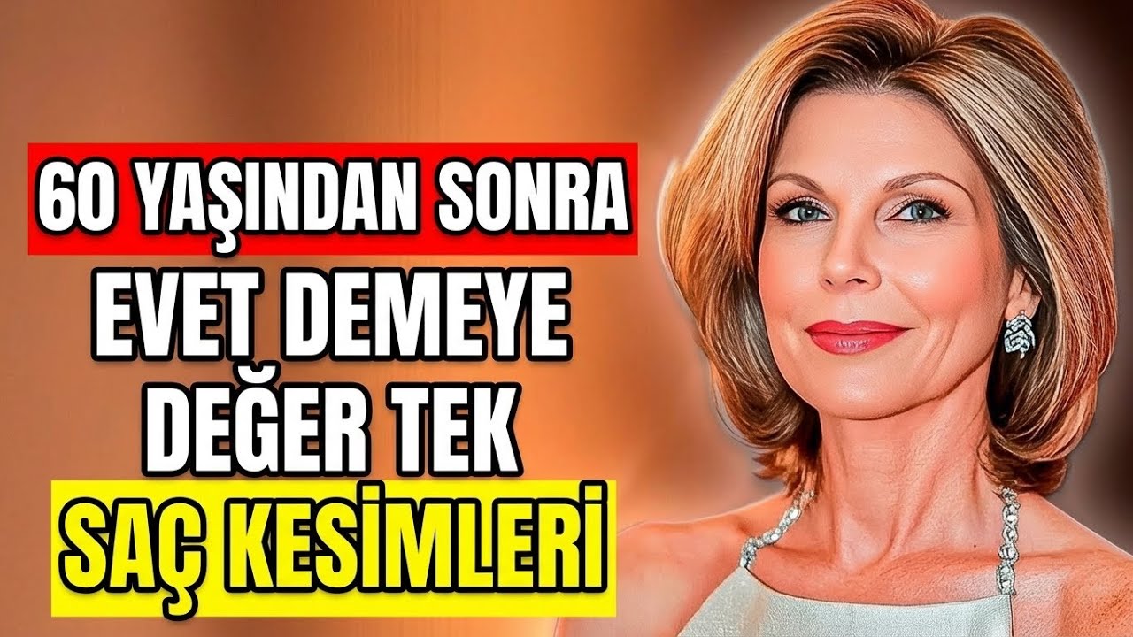 60 Yaş &Uuml;st&uuml; Kadınları ŞAHANe G&ouml;sterme 5 ŞIK Sa&ccedil; Kesimi