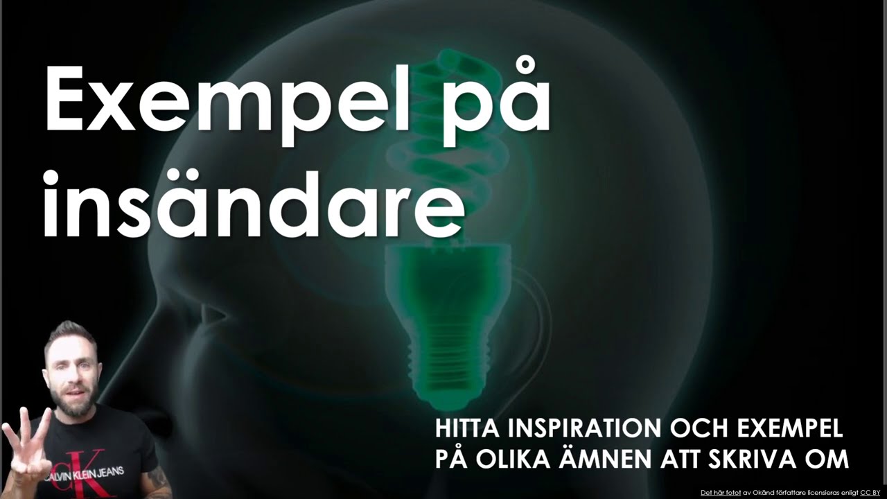 Lär dig skriva insändare: Del 3 - Exempeltexter och ämnen