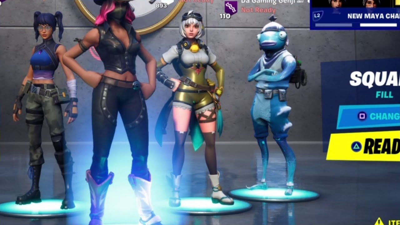 Unreleased Skins and Emotes