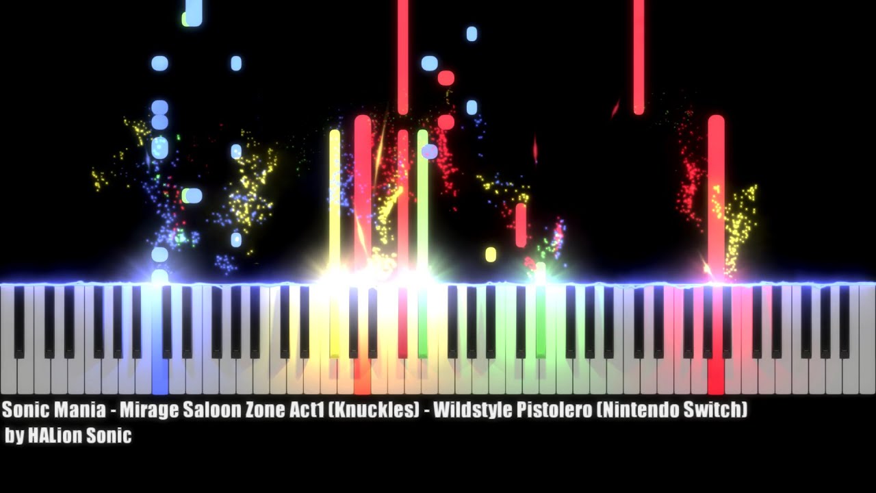 Sonic Mania - Mirage Saloon Zone Act1 (Knuckles) - Wildstyle Pistolero - (HALion Sonic Cover)