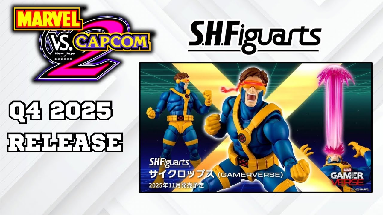 SH FIGUARTS MARVEL GAMERVERSE CYCLOPS REVEALED!