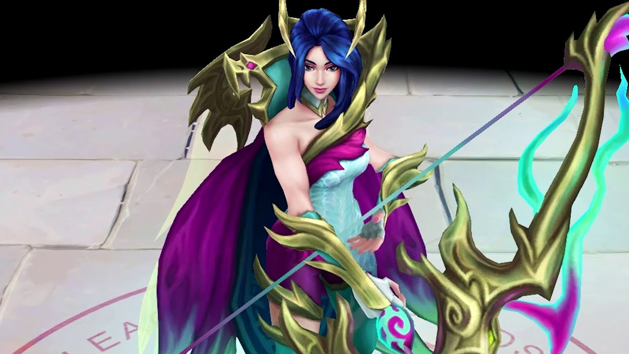 Fae Dragon Ashe Skin - Detailed Spotlight