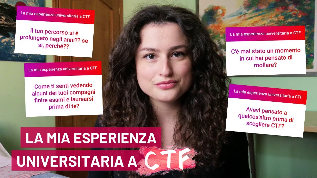 La mia esperienza universitaria a CTF (Q&A)
