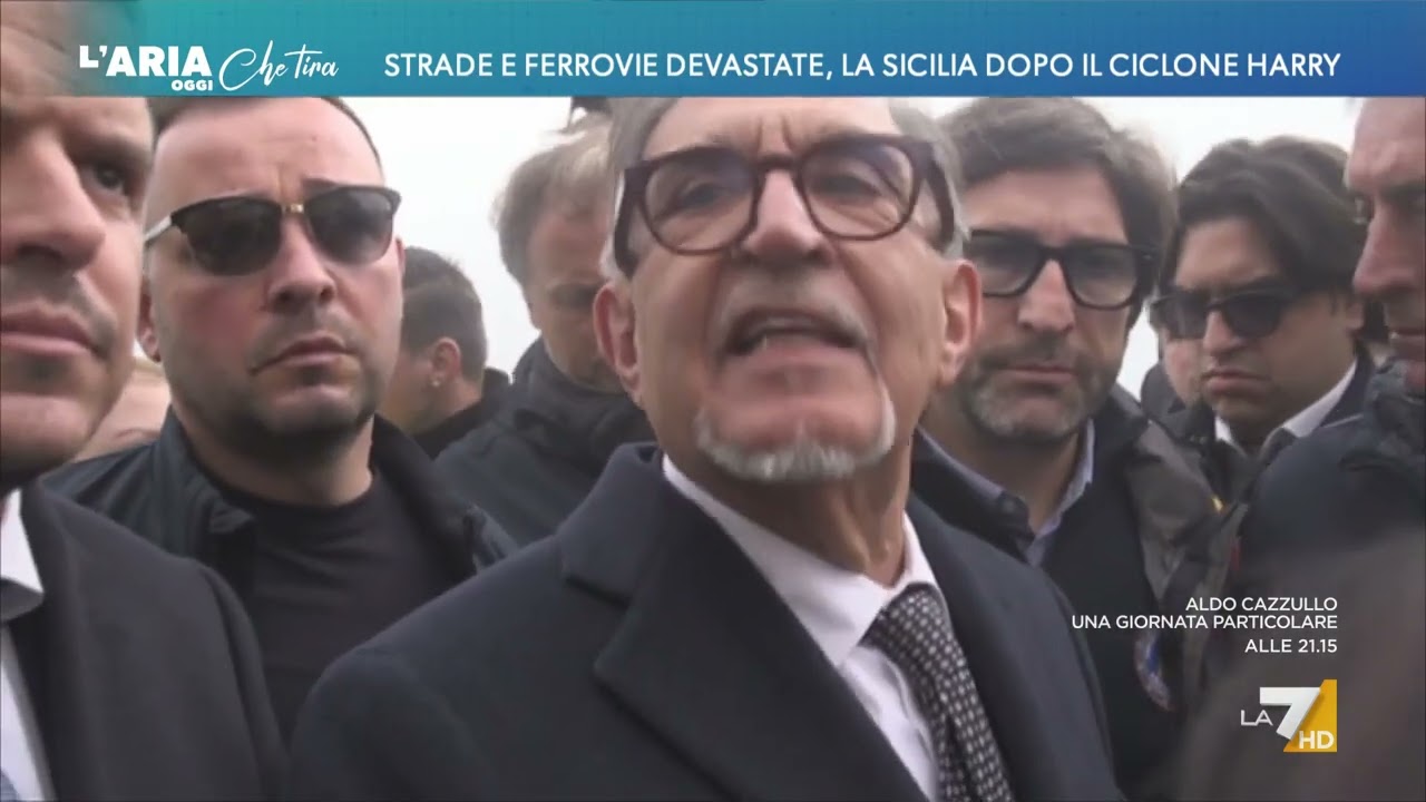 Strade e ferrovie devastate, la Sicilia dopo il Ciclone Harry
