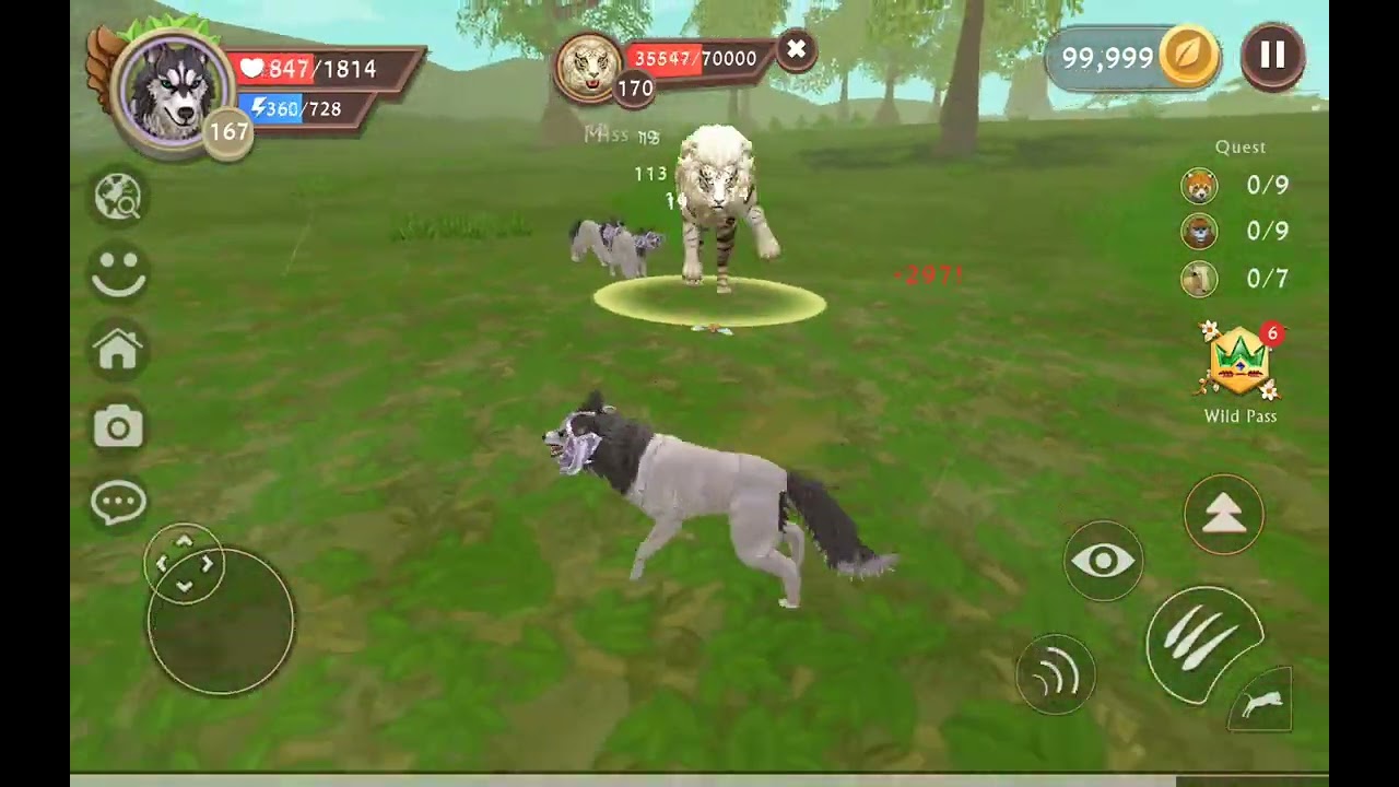 Making a story in wild jungle in wildcraft | Game #wildcraft