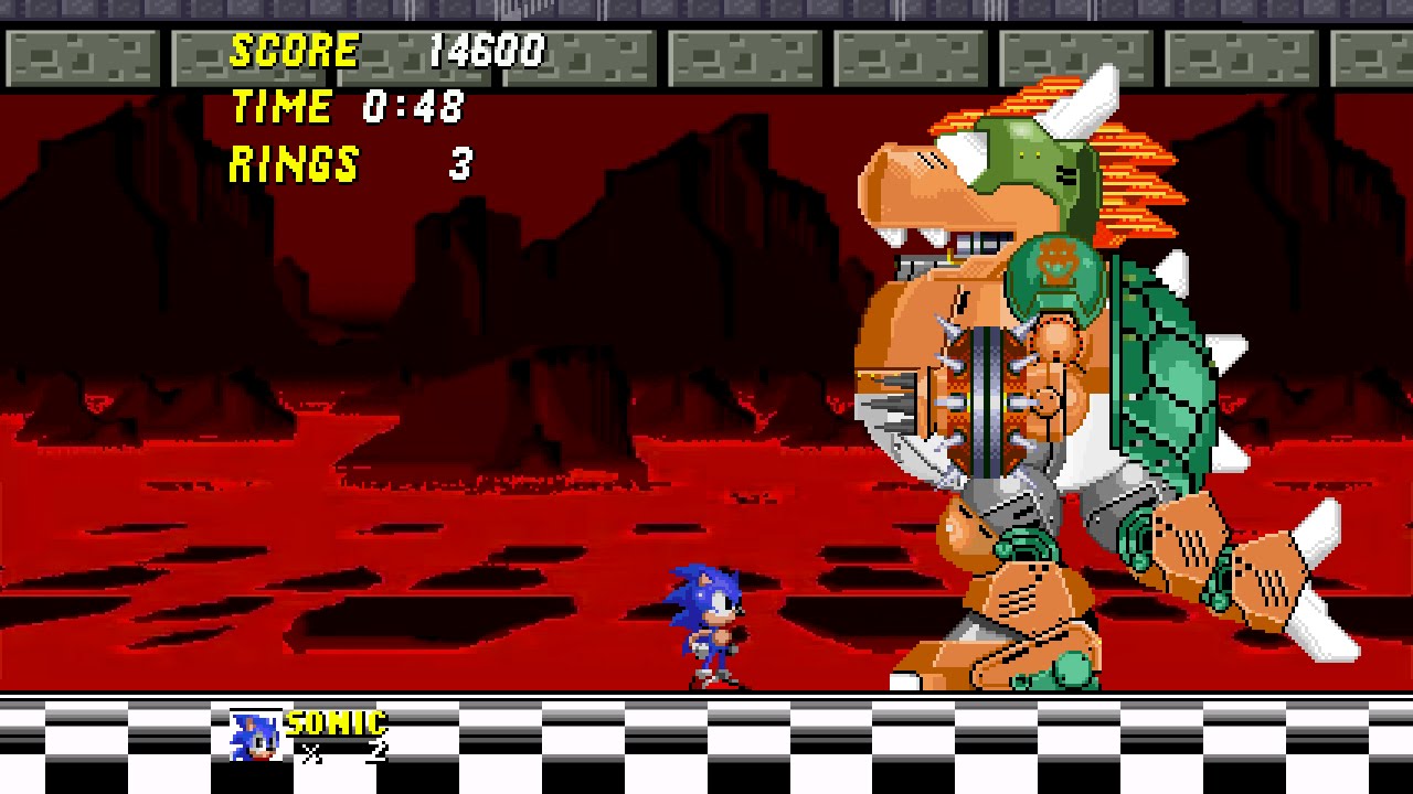 Sonic 2... 'Mushroom Kingdom Zone' (act 2)