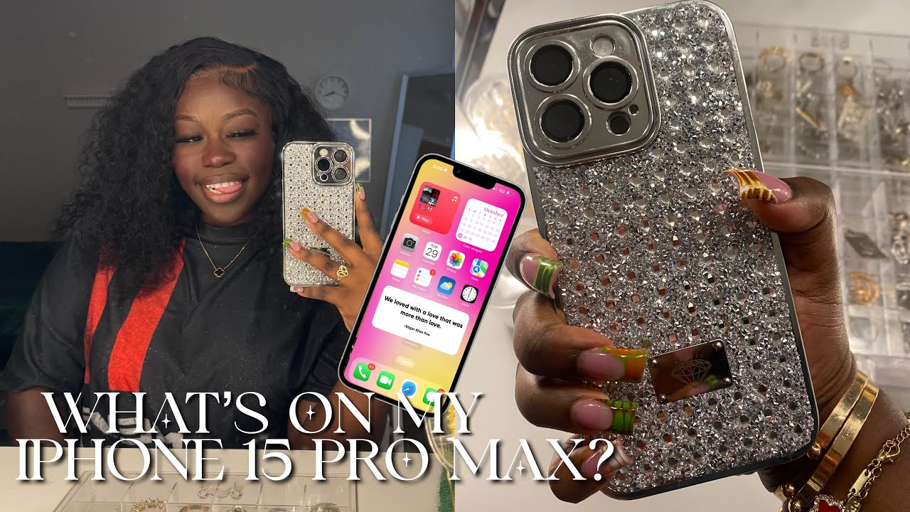 WHAT’S ON MY IPHONE 15 PRO MAX?  *NEW* (iOS 17) | app recs, $$$ apps, content tips & more! | Kaia