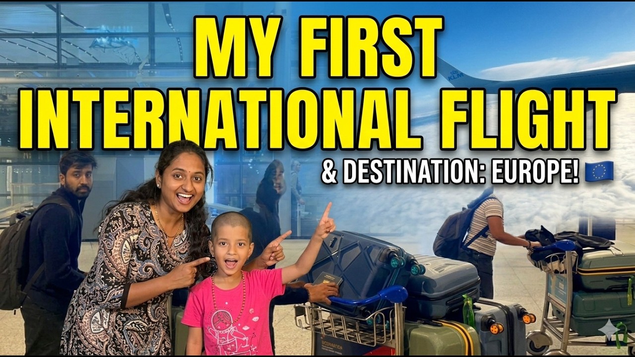 MY FIRST INTERNATIONAL FLIGHT! ✈️ India to Ireland Journey | Emotional Travel Day