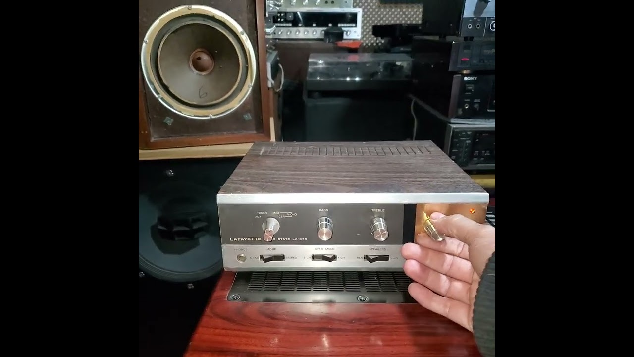 AMPLIFICADOR LAFAYETTE GERMANIO & ALTEC LANSING 605 & TECHNICS SL 1200MK2 PRIMERA SERIE ! GENESIS