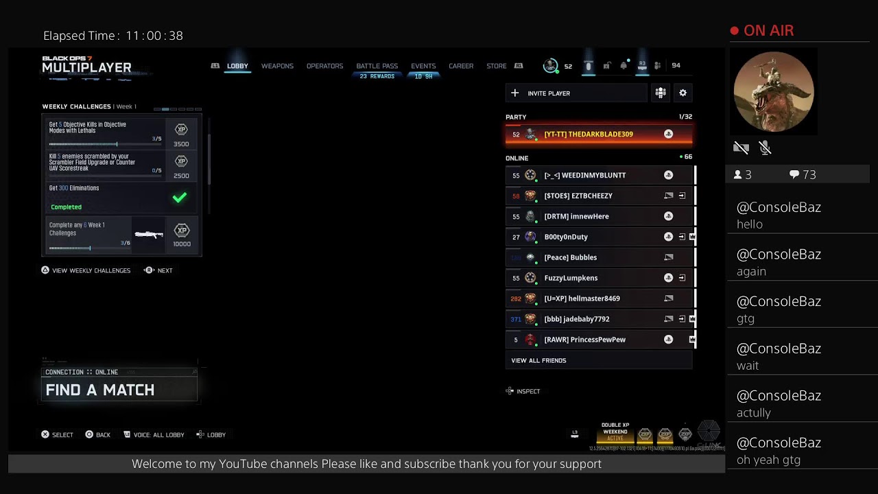 Call of duty black ops Pistol pete thedarkblade309, 9.551 on the road to 10.000 subs