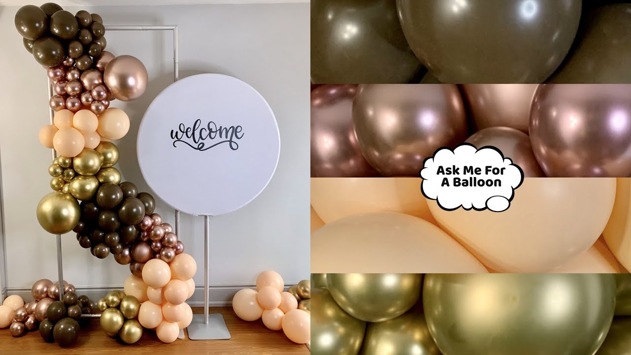Balloon Garland & Vinyl Decal
