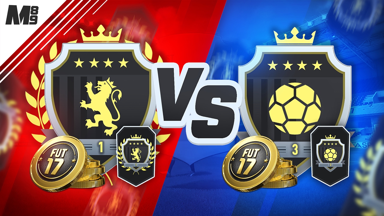 ELITE 1 VS ELITE 3 REWARD PACKS | FIFA 17 FUT CHAMPIONS REWARDS