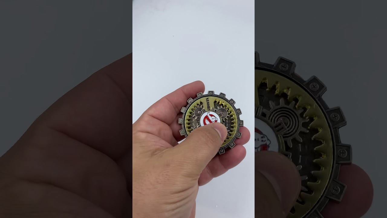 Ghostbusters Afterlife Moving Gears Challenge Coin Busting Ghosts Mooglie
