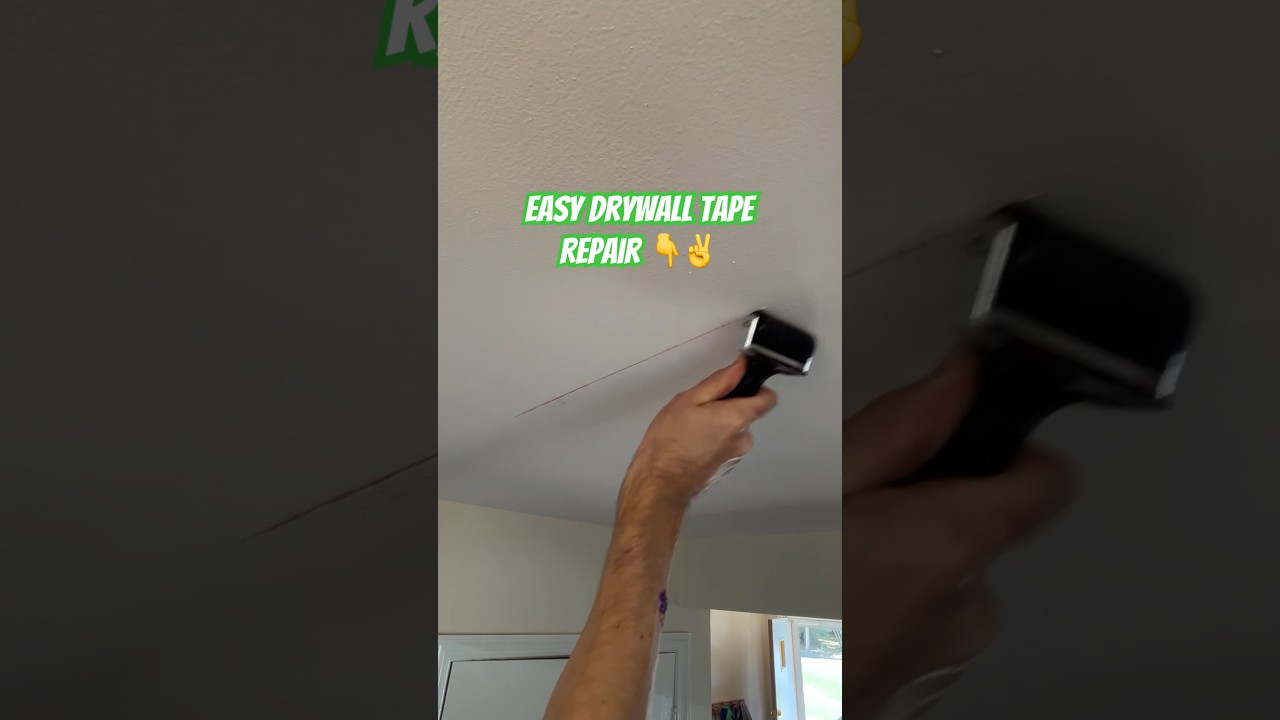 Easy fix for peeling drywall tape  #drywall
