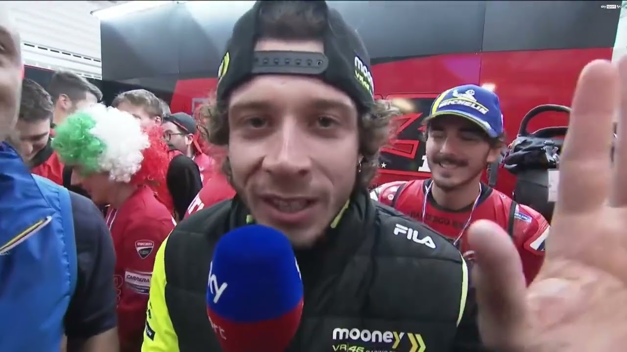 Intervista marco bezzecchi post valencia 2023