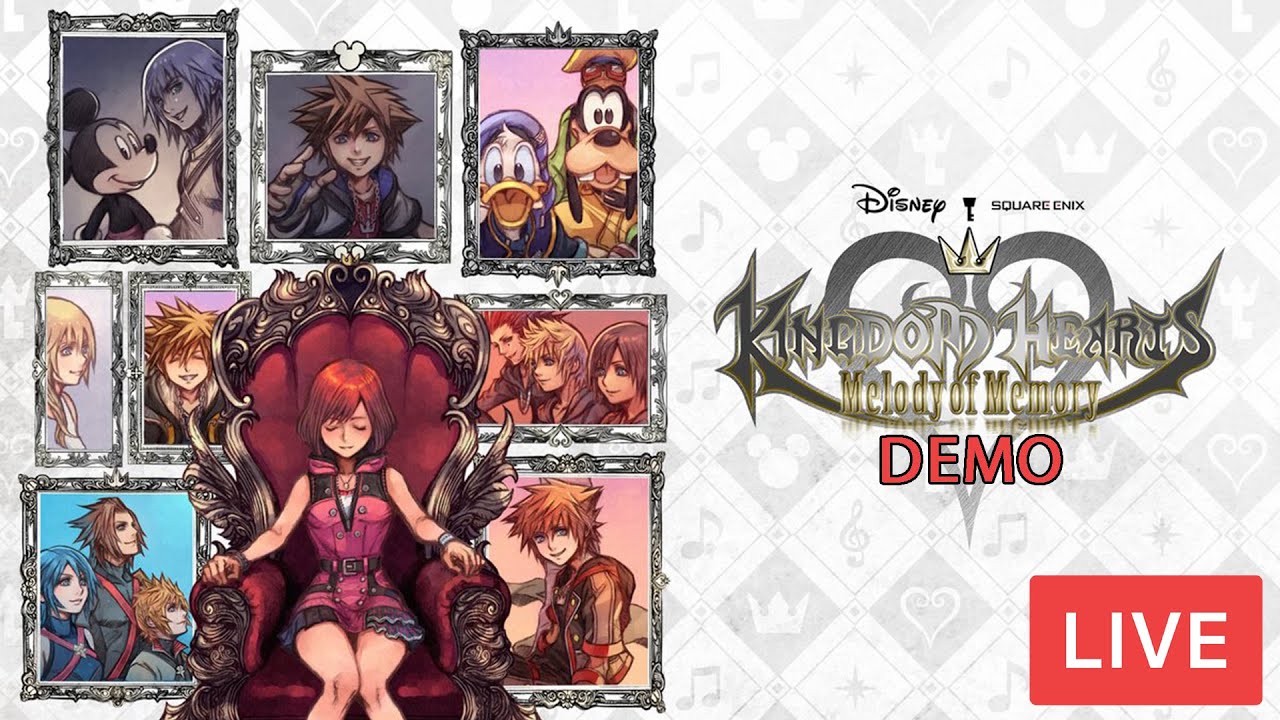 Kingdom Hearts Melody of Memories Demo Stream!
