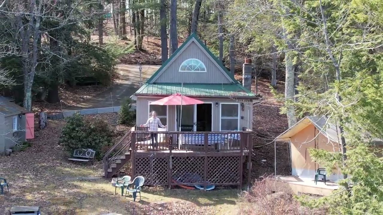 Lakefront Cabin for Sale in Epsom, NH | Seasonal Retreat on Chestnut Pond