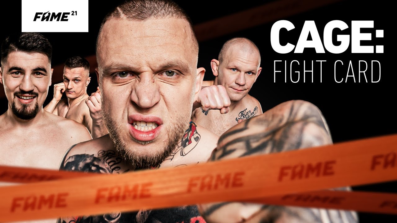 FAME 21 CAGE: Fight Card &ndash; Don Kasjo, Wampir, Bandura, Greg